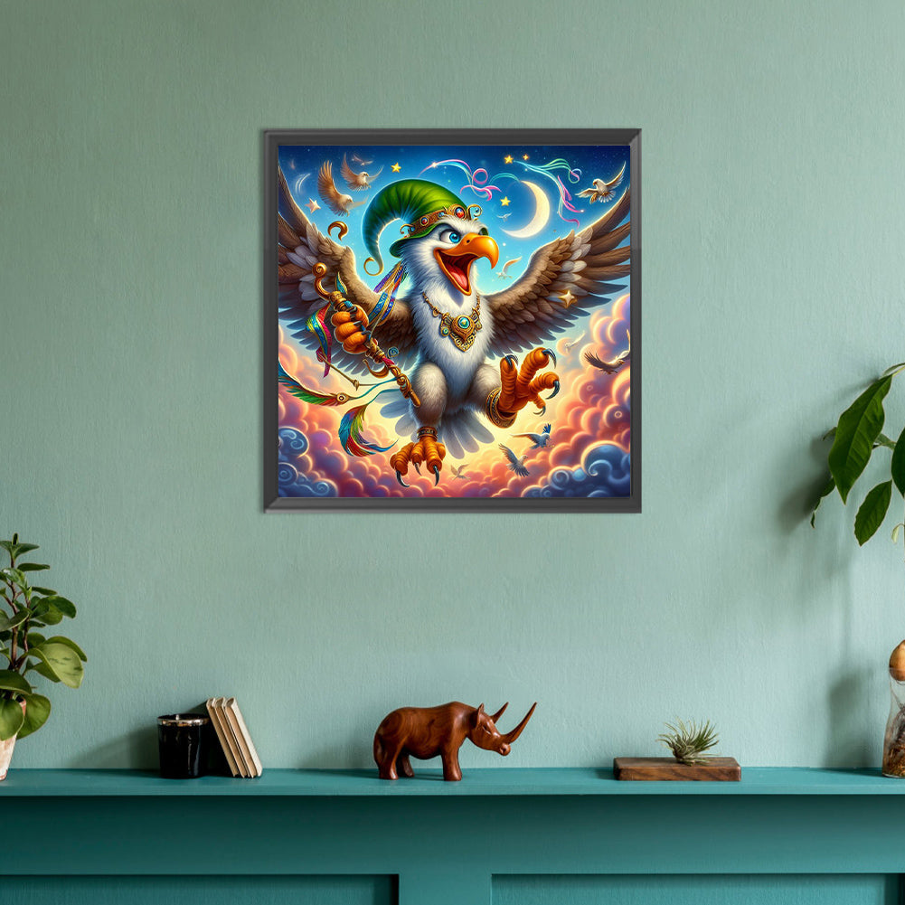 Eagle - Full Round Drill Diamond Painting 30*30CM