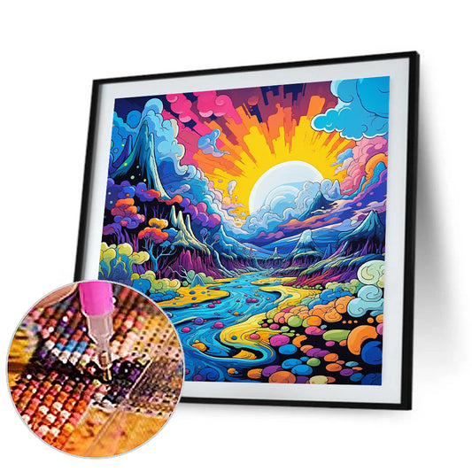Fantasy World¡¤Sun Vitality - Full Round Drill Diamond Painting 30*30CM