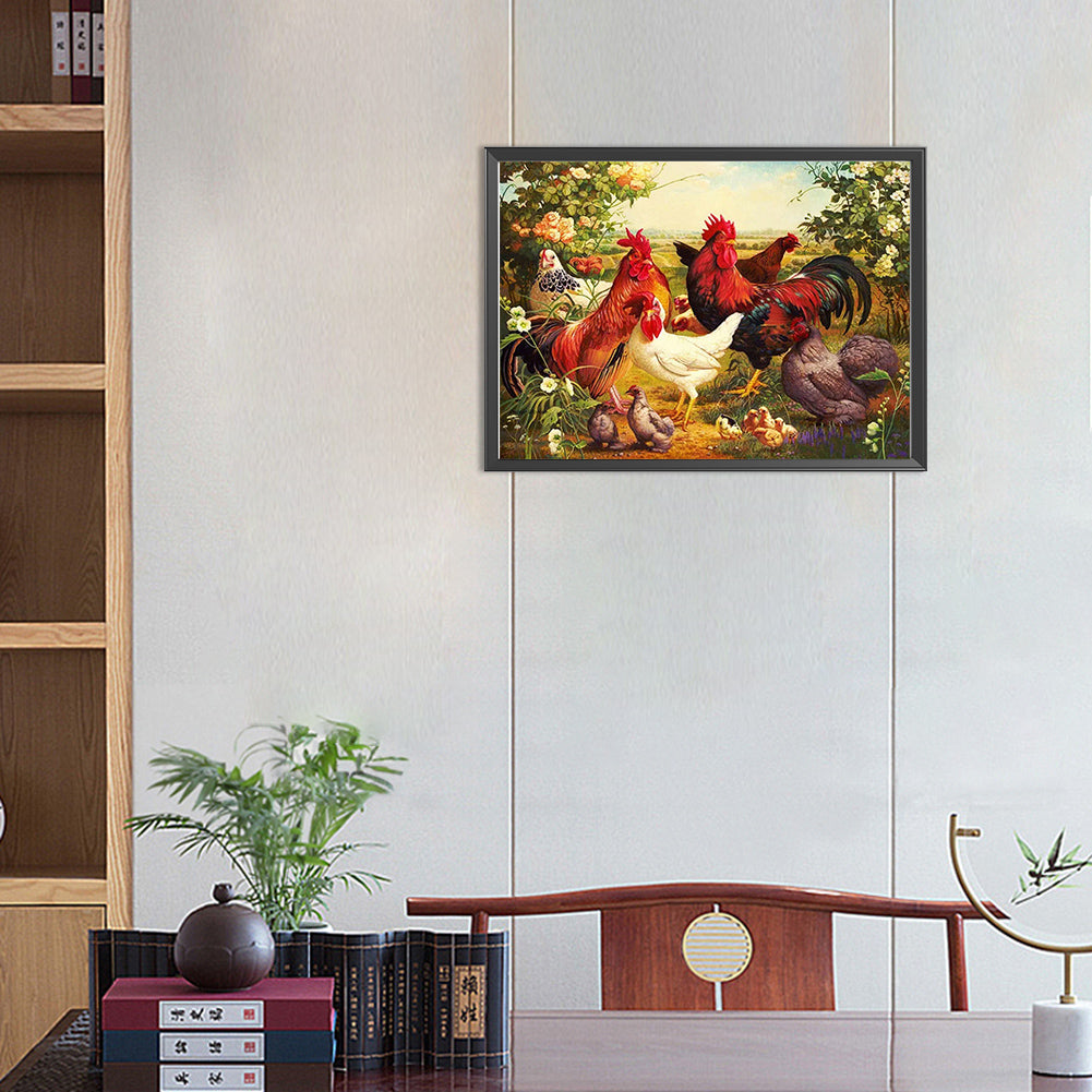 Chick - Full Round Drill Diamond Painting 55*40CM