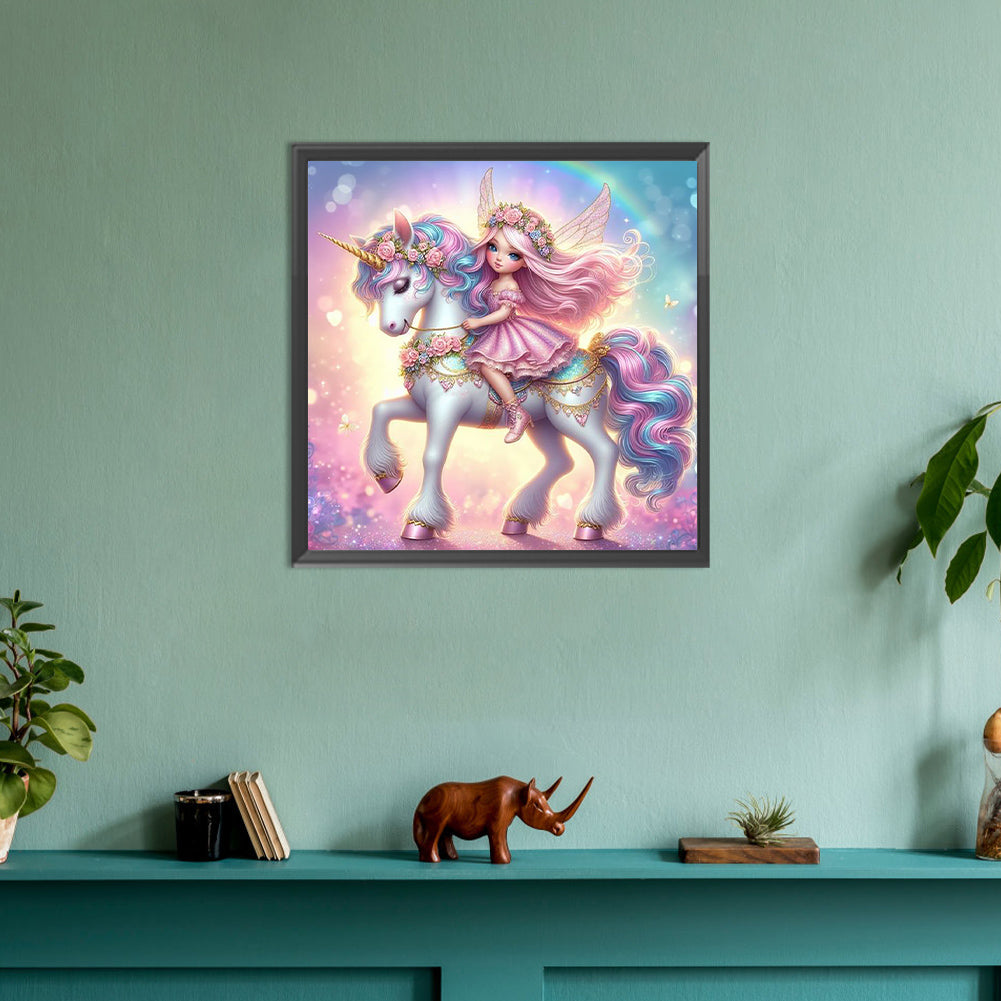 Angel Girl - Full Round Drill Diamond Painting 30*30CM