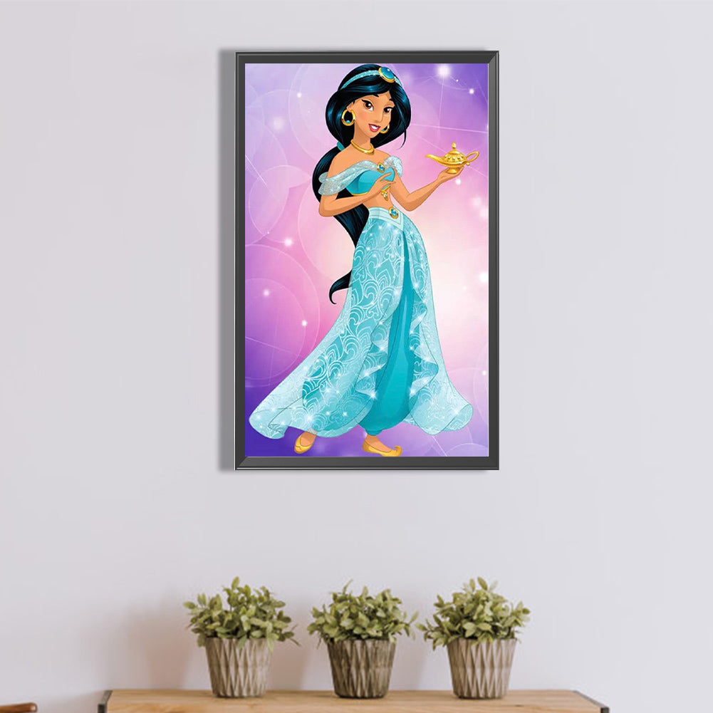 Princess Jasmine - Full Round Drill Diamond Painting 30*50CM