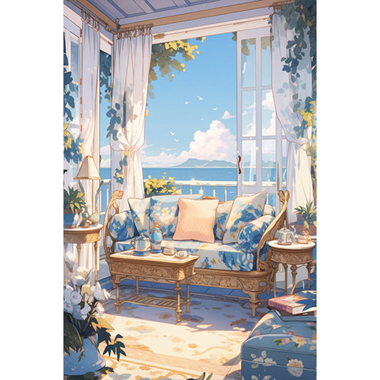 Sun Bedroom - Full Square Drill Diamond Painting 40*60CM