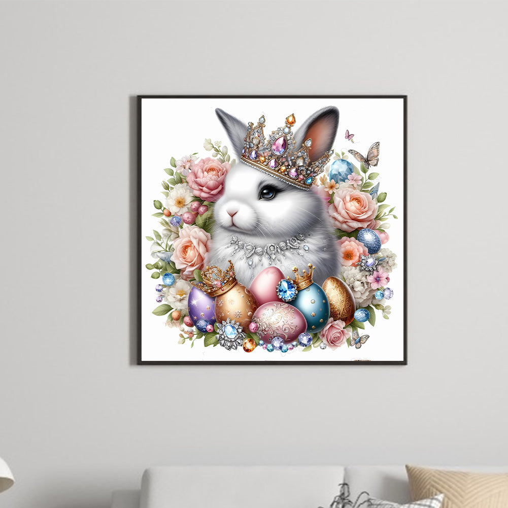 Jewelry Bunny - Full Round Drill Diamond Painting 30*30CM