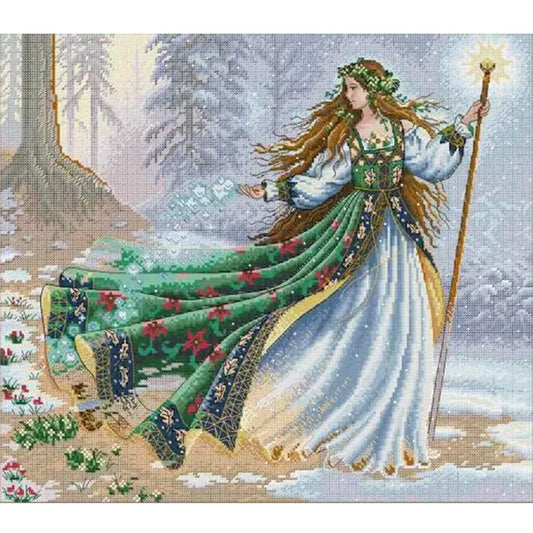 Forest Guardian - 14CT Stamped Cross Stitch 49*43CM(Joy Sunday)