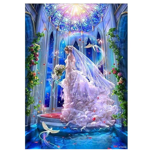 Wedding Beauty - Full Round Drill Diamond Painting 30*40CM
