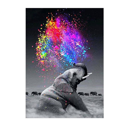 Elephant - Full Round Drill Diamond Painting 30*40CM