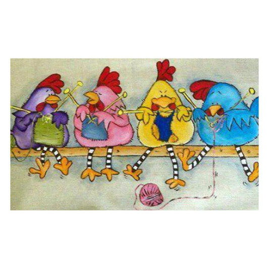 Chicken - Full Square Drill Diamond Painting 37*25CM
