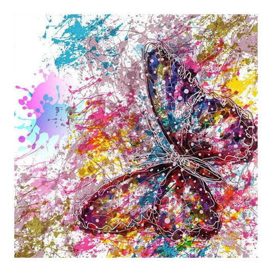 Butterfly - Full Round Drill Diamond Painting 30*30 CM