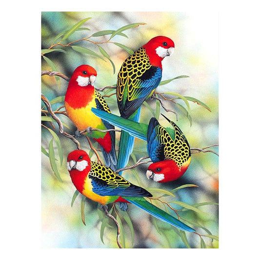 Bird - Full Round Drill Diamond Painting 30*38CM
