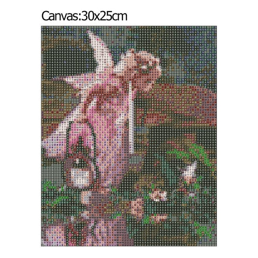 Girl - Full Round Drill Diamond Painting 5*30 CM