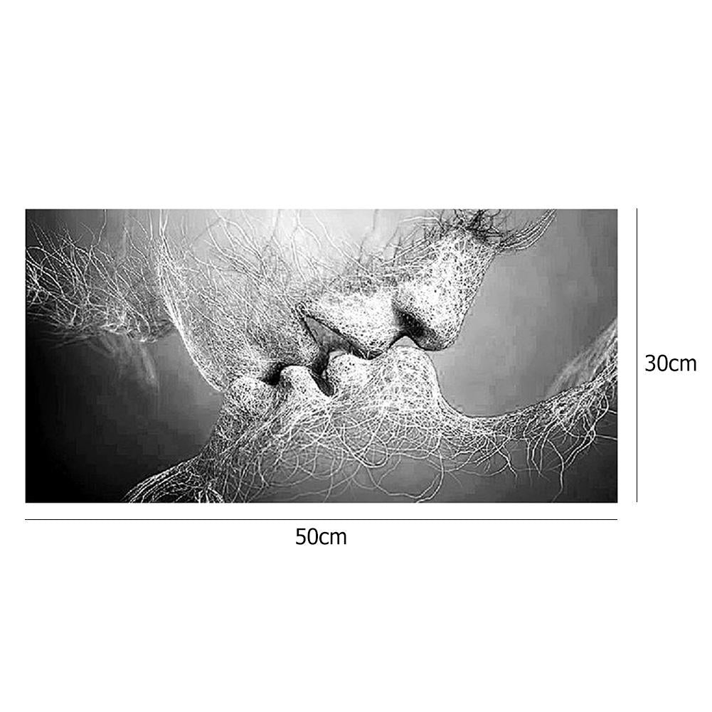 Kissing Lovers - Full Round Drill Diamond Painting 50*30CM