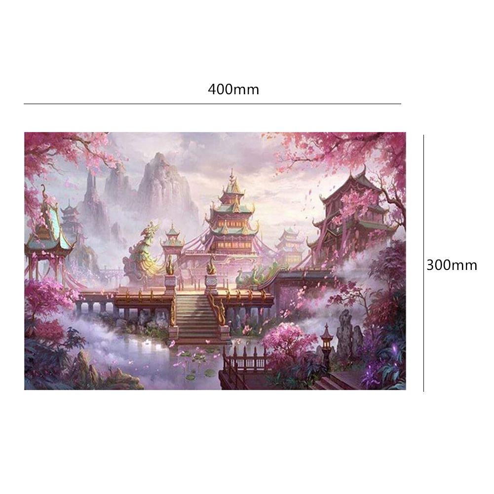 Palace - Full Round Drill Diamond Painting 40*30CM
