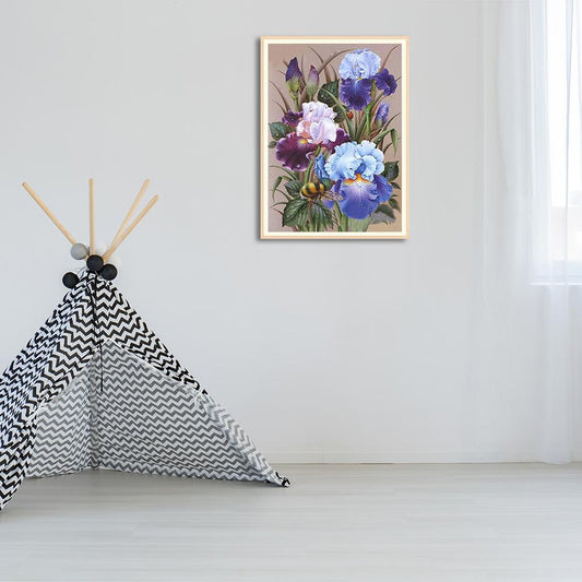 Flower - Full Round Drill Diamond Painting 30*40CM