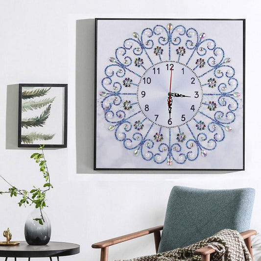 Clock - Full Round Drill Diamond Painting 35*35CM