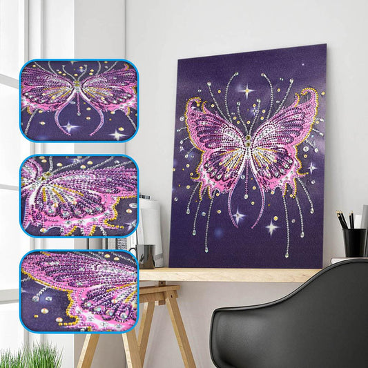 Butterfly - Special Shaped Drill Diamond Painting 30*40CM