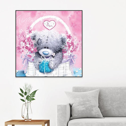 Bear - Full Round Drill Diamond Painting 30*30CM