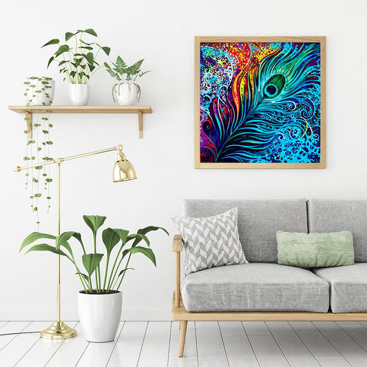 Feather - Full Round Drill Diamond Painting 30*30CM