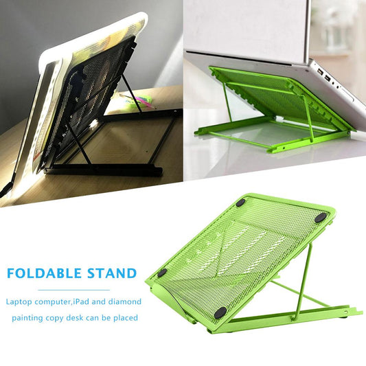 Foldable Stand for Diamond Painting Light Pad Copy Platform Base (Green)
