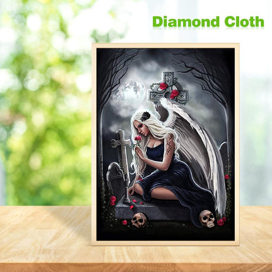 Skull Beauty - Full Round Drill Diamond Painting 30*40CM