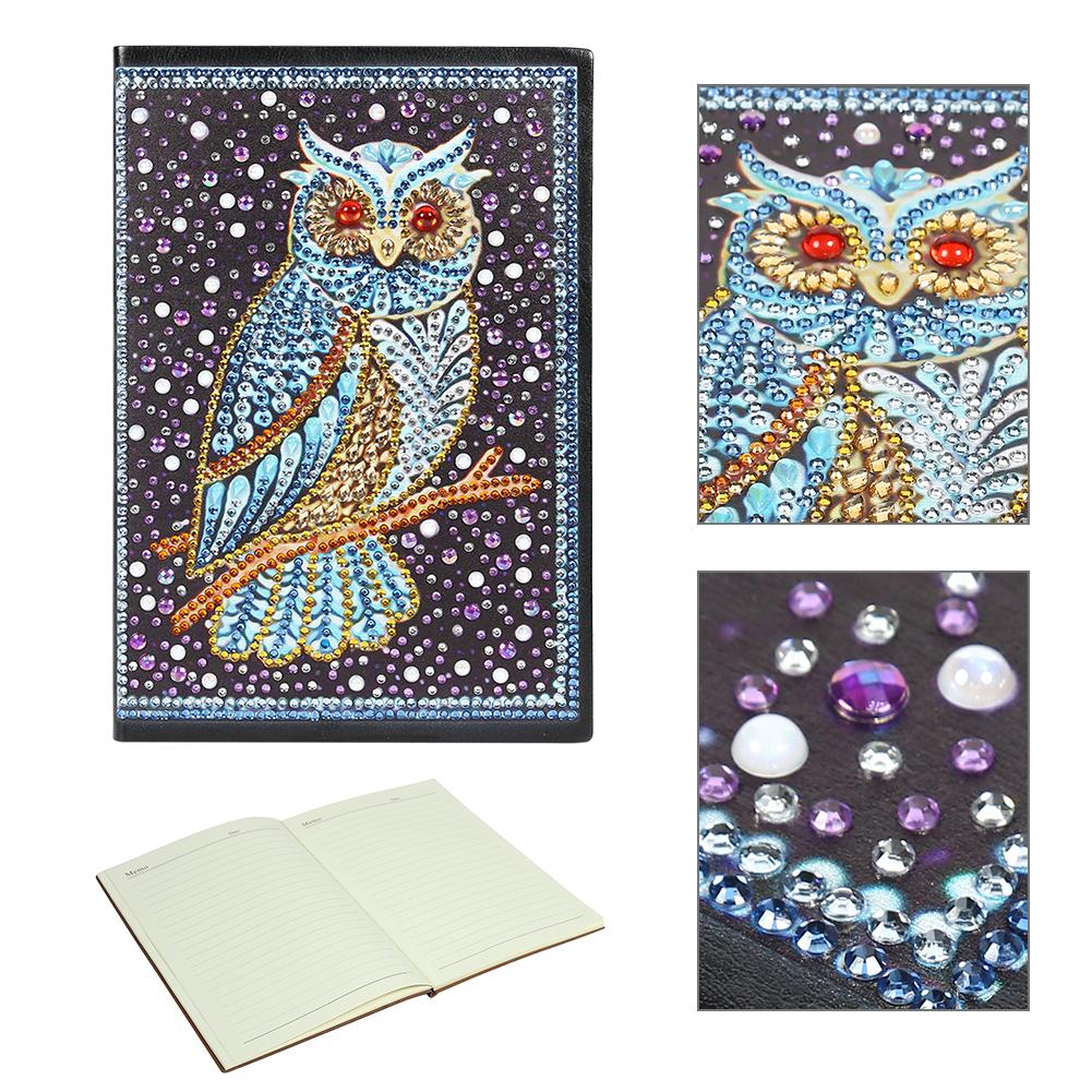 DIY Bird Special Shaped Diamond Painting 60 Pages A5 Notebook Diary Book