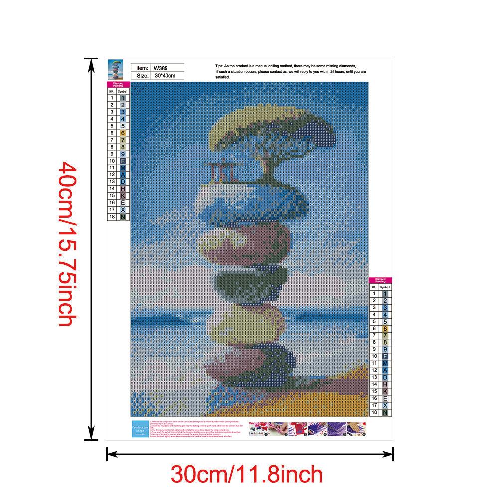 Sea View - Full Round Drill Diamond Painting 30*40CM