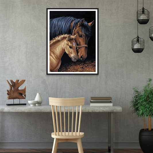 Horse - Full Round Drill Diamond Painting 30*40CM