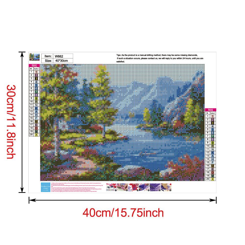 Scenery - Full Round Drill Diamond Painting 40*30CM