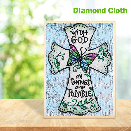 Butterfly - Special Shaped Drill Diamond Painting 30x25CM