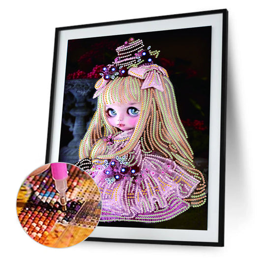 Girl - Special Shaped Drill Diamond Painting 30*40CM
