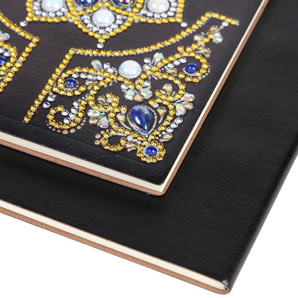 DIY Mandala Special Shaped Diamond Painting 50 Pages A5 Notebook Diary Book