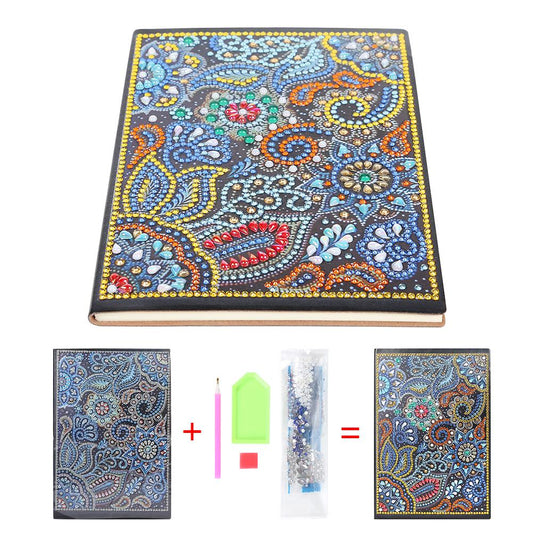 DIY Mandala Special Shaped Diamond Painting 50 Sheets A5 Office Notebook
