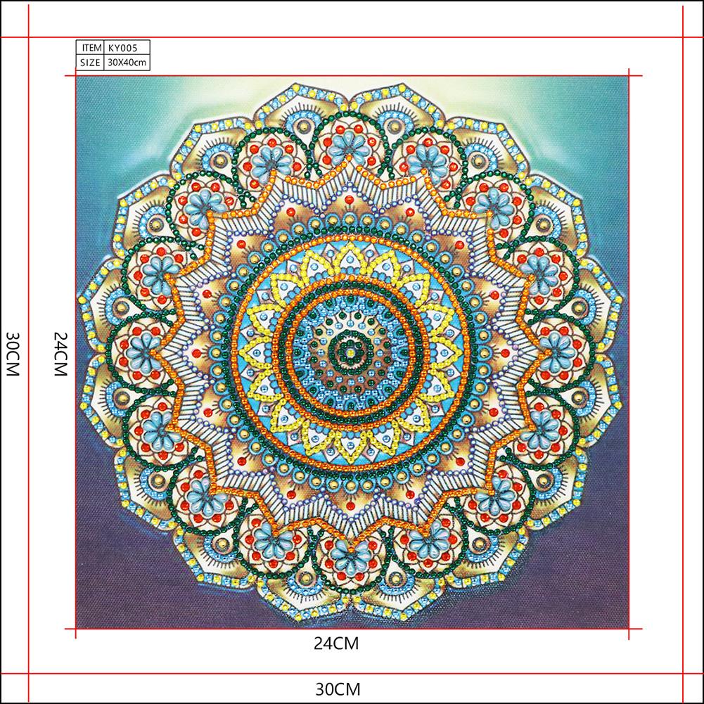 Datura - Special Shaped Drill Diamond Painting 30*30CM