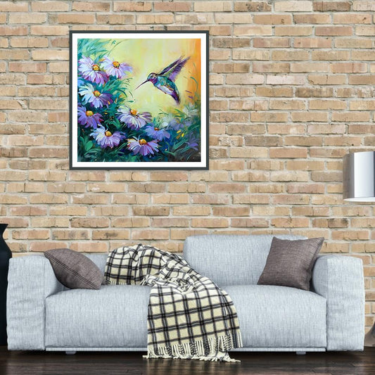 Flowers Bird - Full Round Drill Diamond Painting 30*30CM