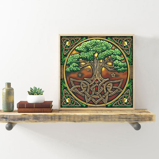 Tree - Full Round Drill Diamond Painting 30*30 CM