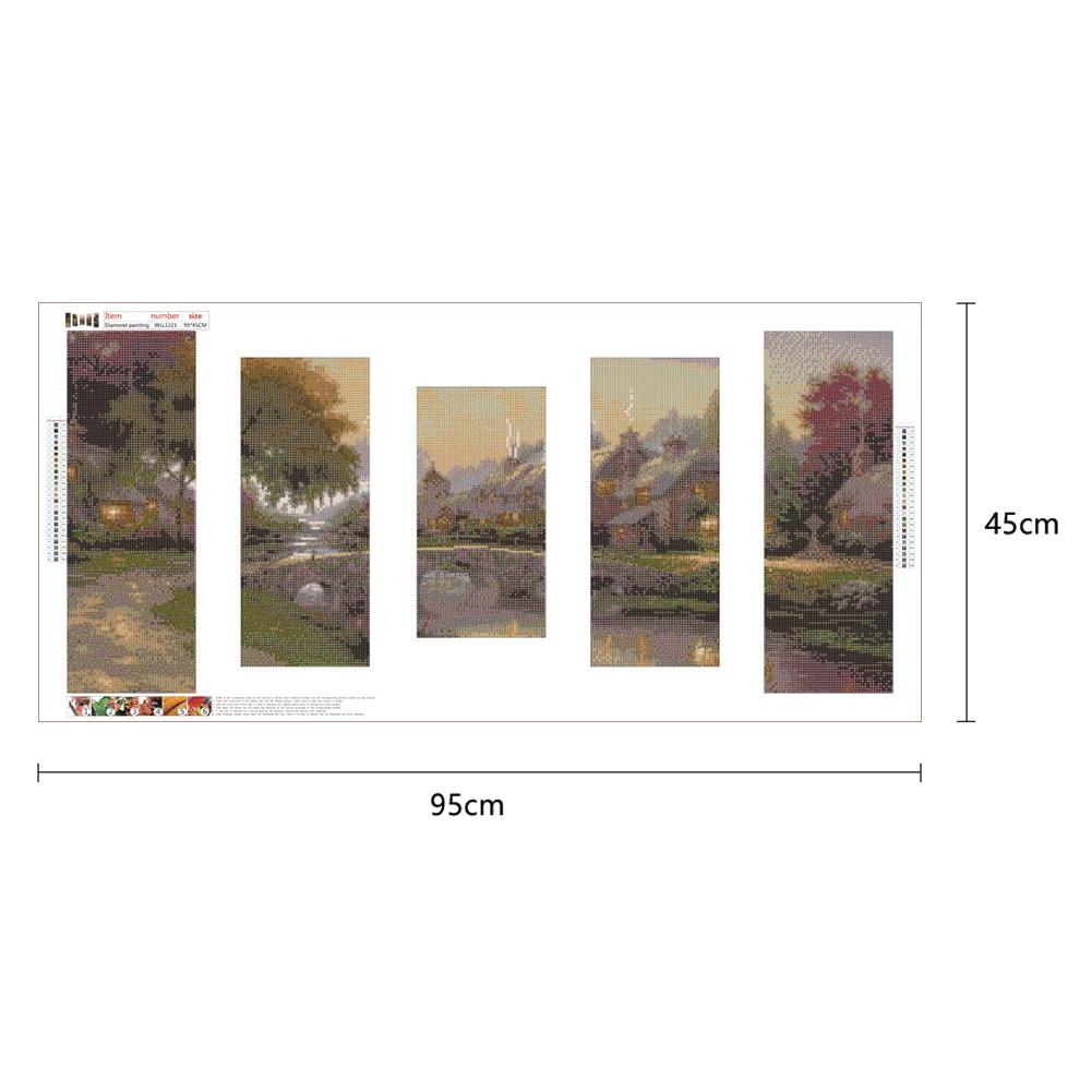 Home Decor - Full Round Drill Diamond Painting 95*45CM