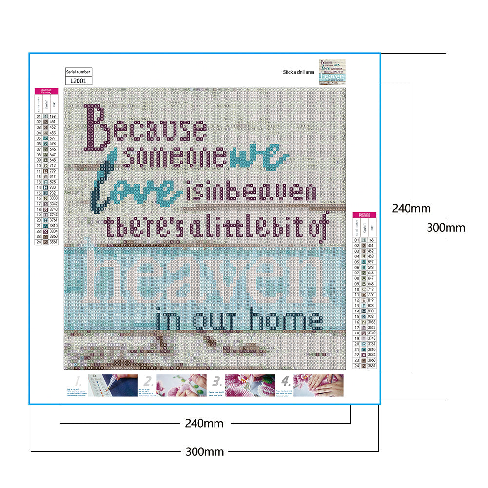 LOVE - Full Round Drill Diamond Painting 30*30 CM