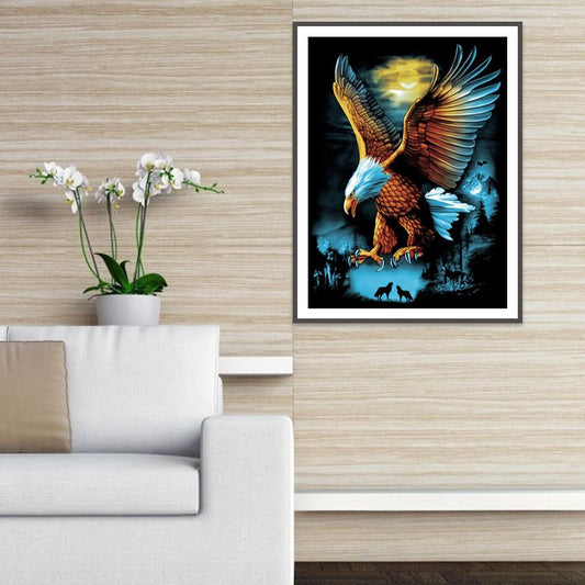 Eagle - Full Round Drill Diamond Painting 30*40CM