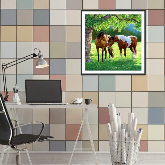 Horse - Full Round Drill Diamond Painting 30*30CM