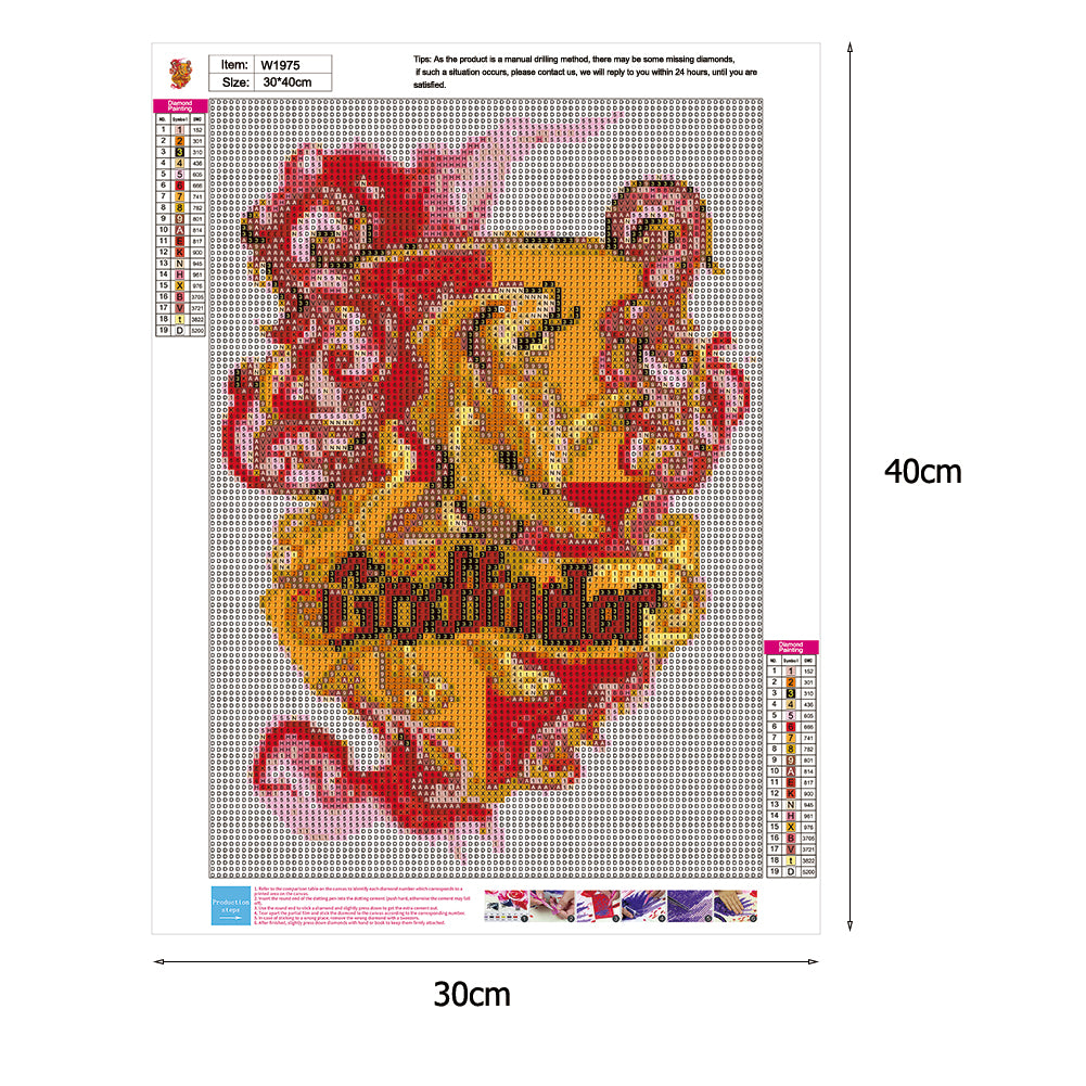 Harry Potter - Full Round Drill Diamond Painting 30*40CM