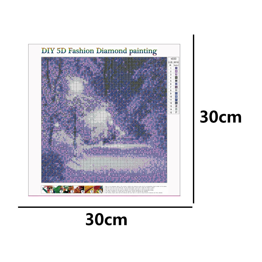 Snowing - Full Round Drill Diamond Painting 30*30CM