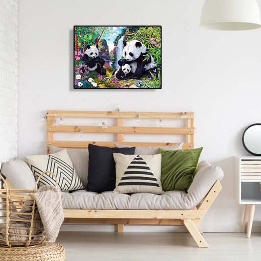 Panda - Full Round Drill Diamond Painting 40*30CM