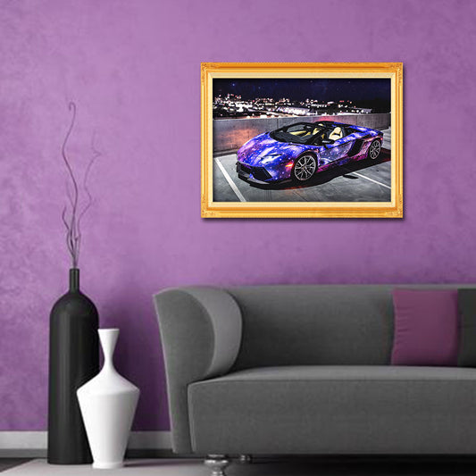 Car - Full Round Drill Diamond Painting 40*30CM