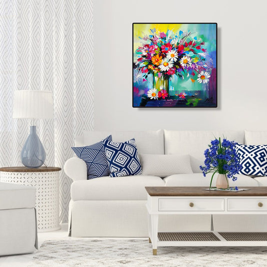 Flower Bouquet - Full Round Drill Diamond Painting 30*30CM