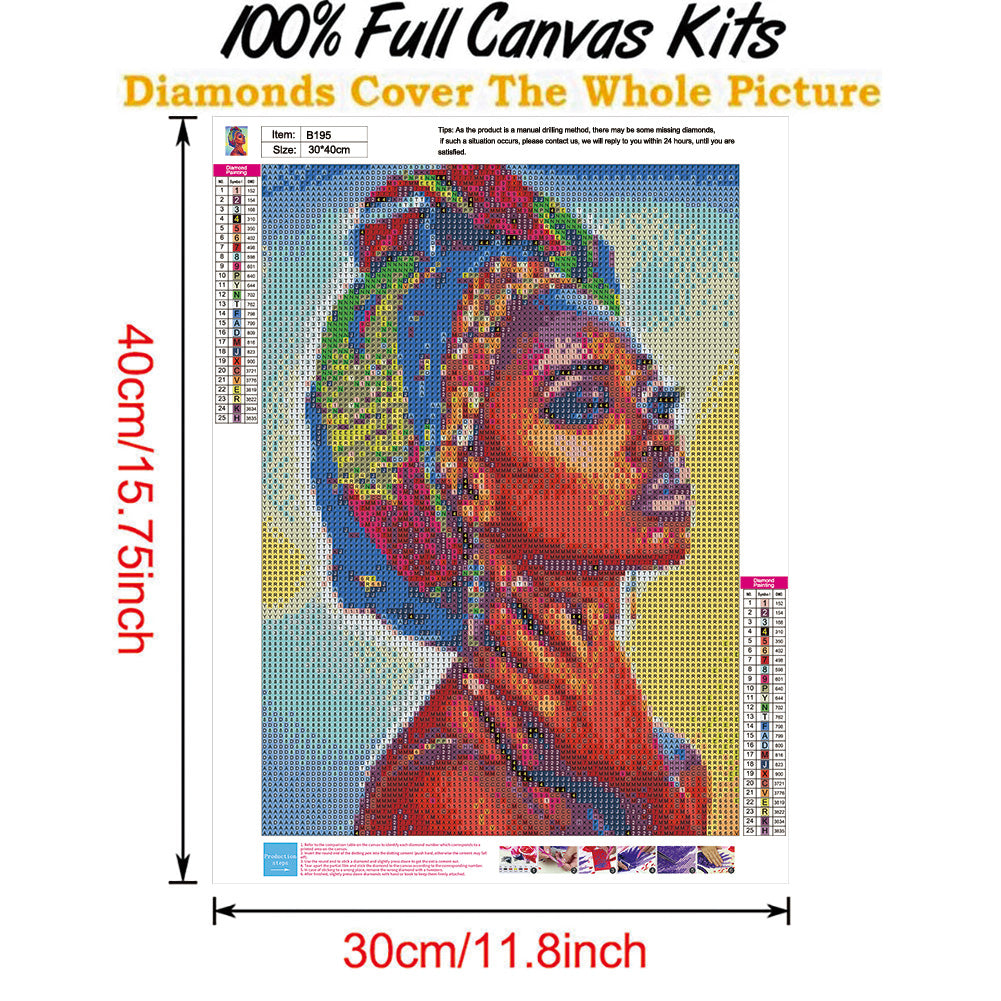 Character - Full Round Drill Diamond Painting 40*30CM