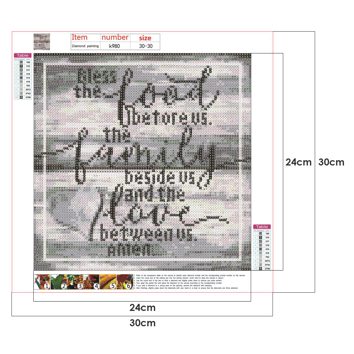 Home Decor - Full Round Drill Diamond Painting 30*30CM