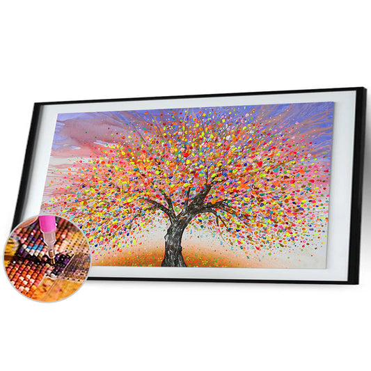 Tree - Full Round Drill Diamond Painting 50*100CM