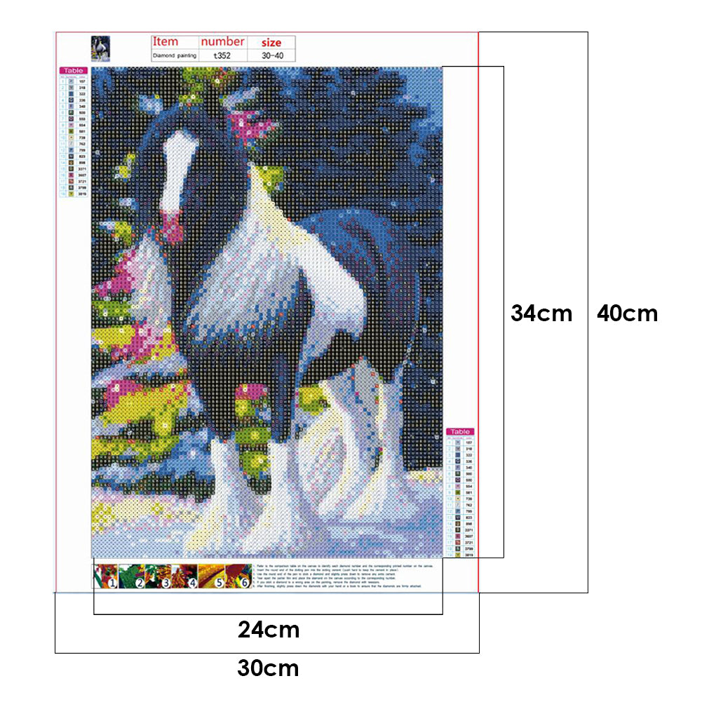 Animal - Full Round Drill Diamond Painting 30*40CM