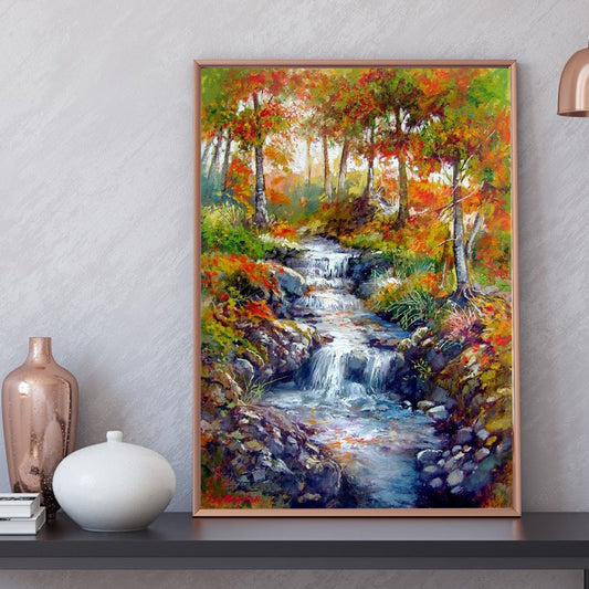 Scenery - Full Round Drill Diamond Painting 30*40CM