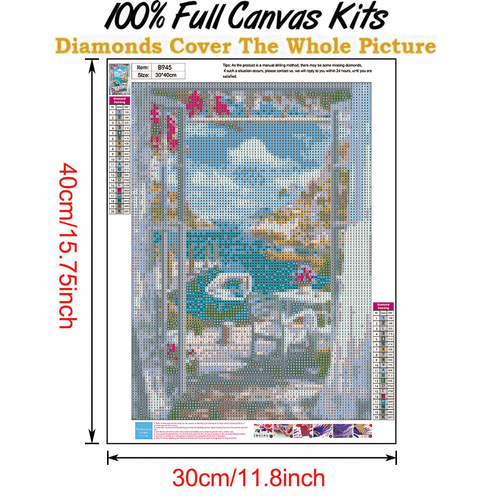 Scenery - Full Round Drill Diamond Painting 30*40CM