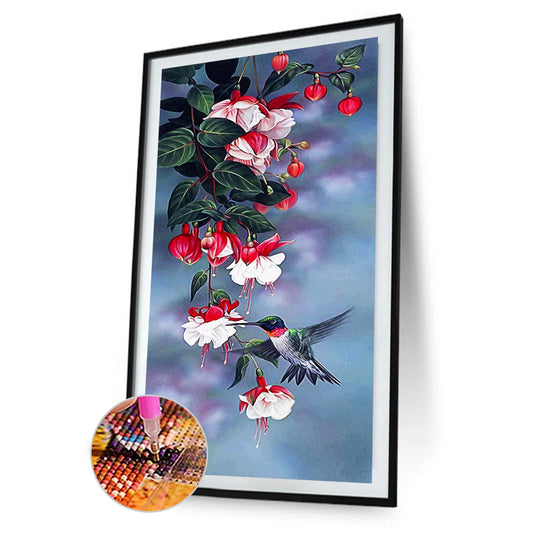 Flowers Decorative - Full Round Drill Diamond Painting 45*85CM